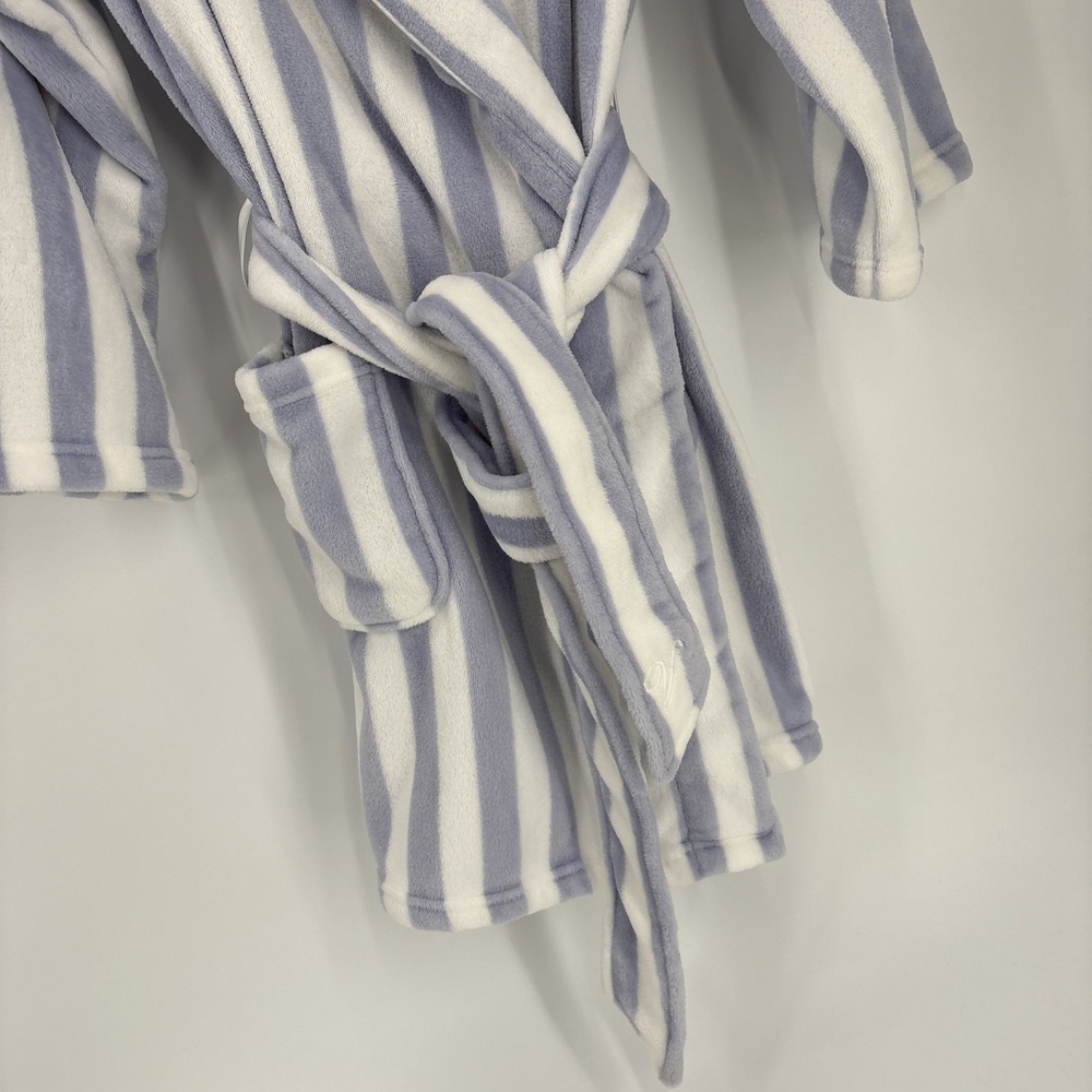 Victoria's‎ Secret Short Cozy Robe Purple Stripes XL/XXL - Picture 4 of 8